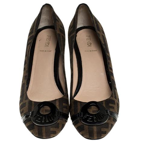 fendi pumps on sale|Fendi women' s wedge pumps.